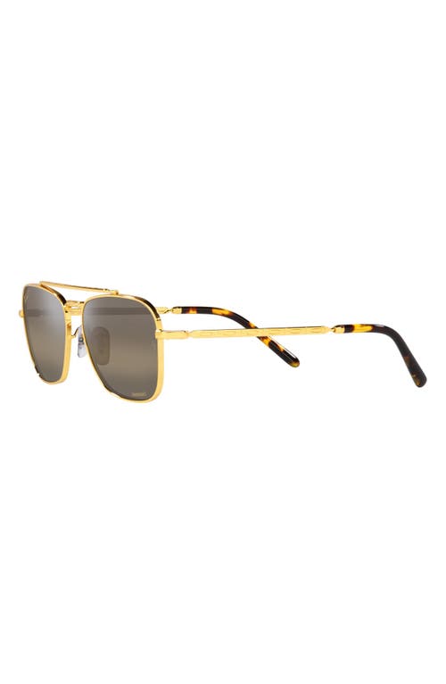 Ray Ban Ray-ban New Caravan 58mm Polarized Square Sunglasses In Multi