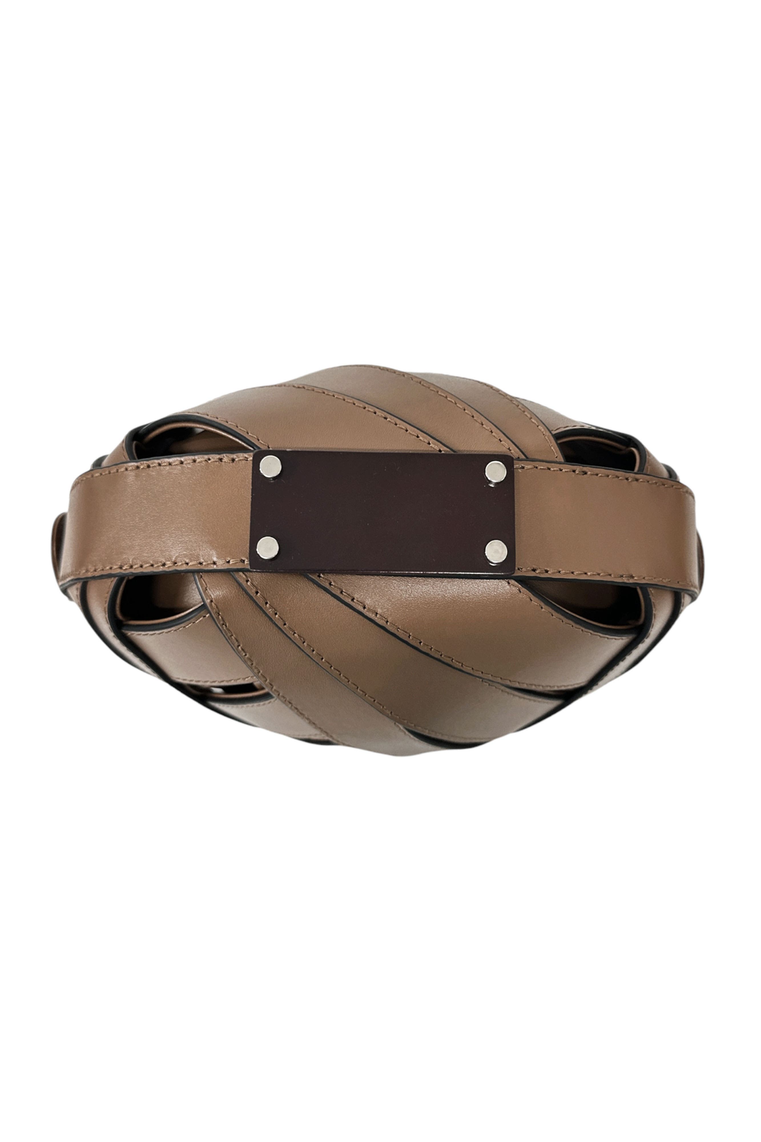 PERRIN PARIS Le Petit Panier Shoulder Bag, Alternate, color, Sepia