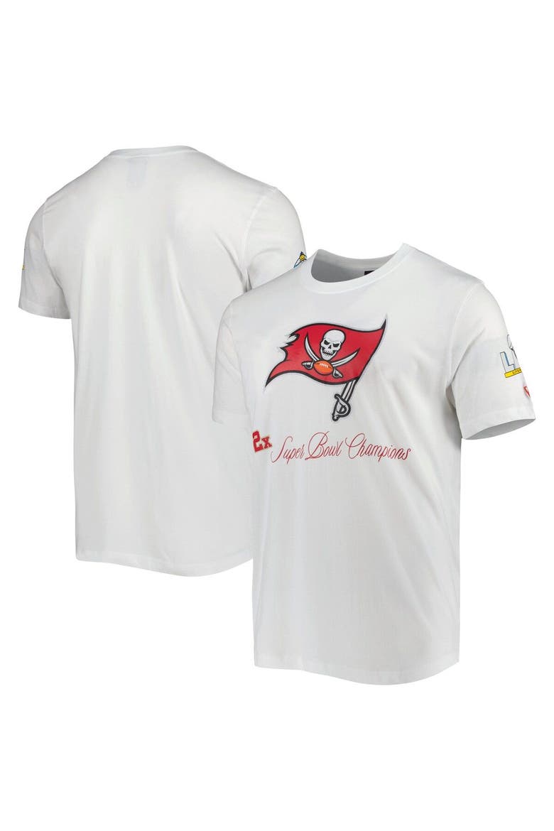 Men's New Era White Tampa Bay Buccaneers Historic Champs T-Shirt, Main, color, White