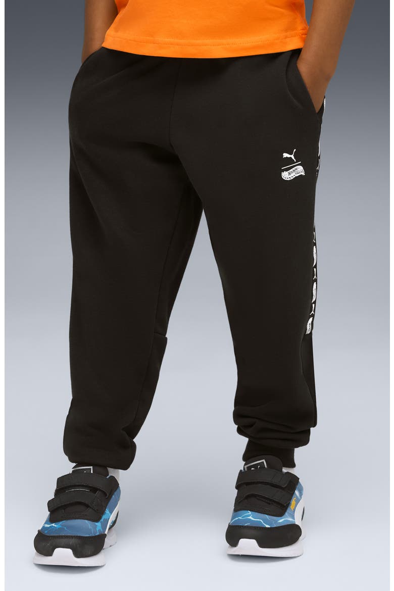 x Hot Wheels Kids' Sweatpants, Alternate, color, PUMA BLACK