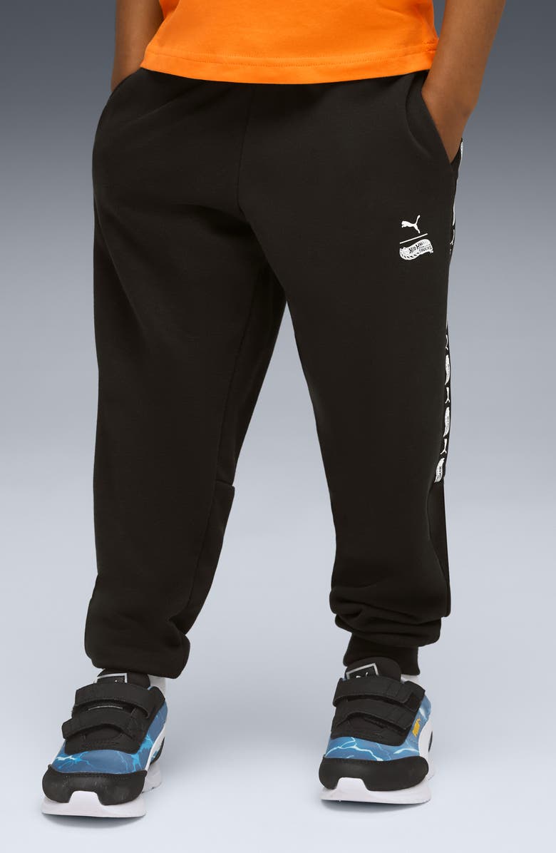 PUMA x Hot Wheels Kids' Sweatpants, Alternate, color, Puma Black