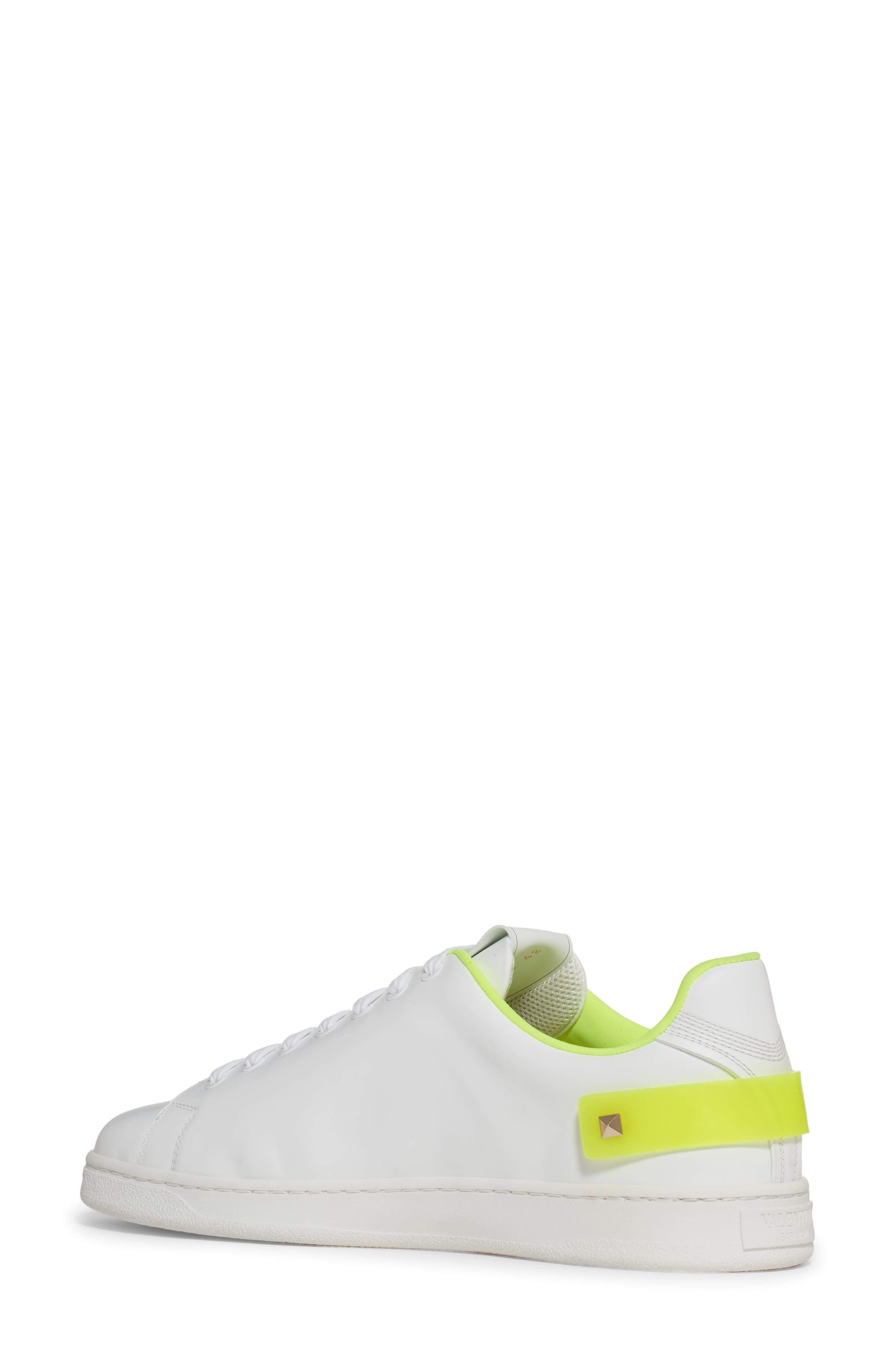 Net V Sneaker, Alternate, color, YELLOW/ IVORY