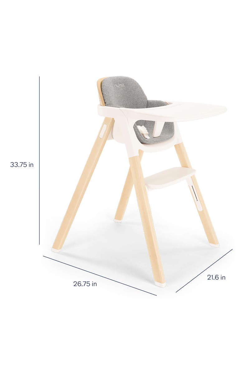 Nuna Bryn<sup>™</sup> High Chair & Newborn Rocker Set, Alternate, color, Grey