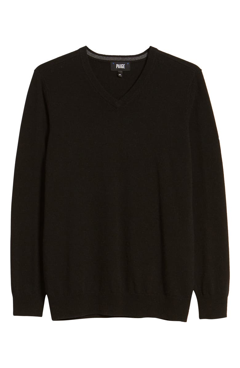 PAIGE Willard V-Neck Wool & Cashmere Sweater, Alternate, color,