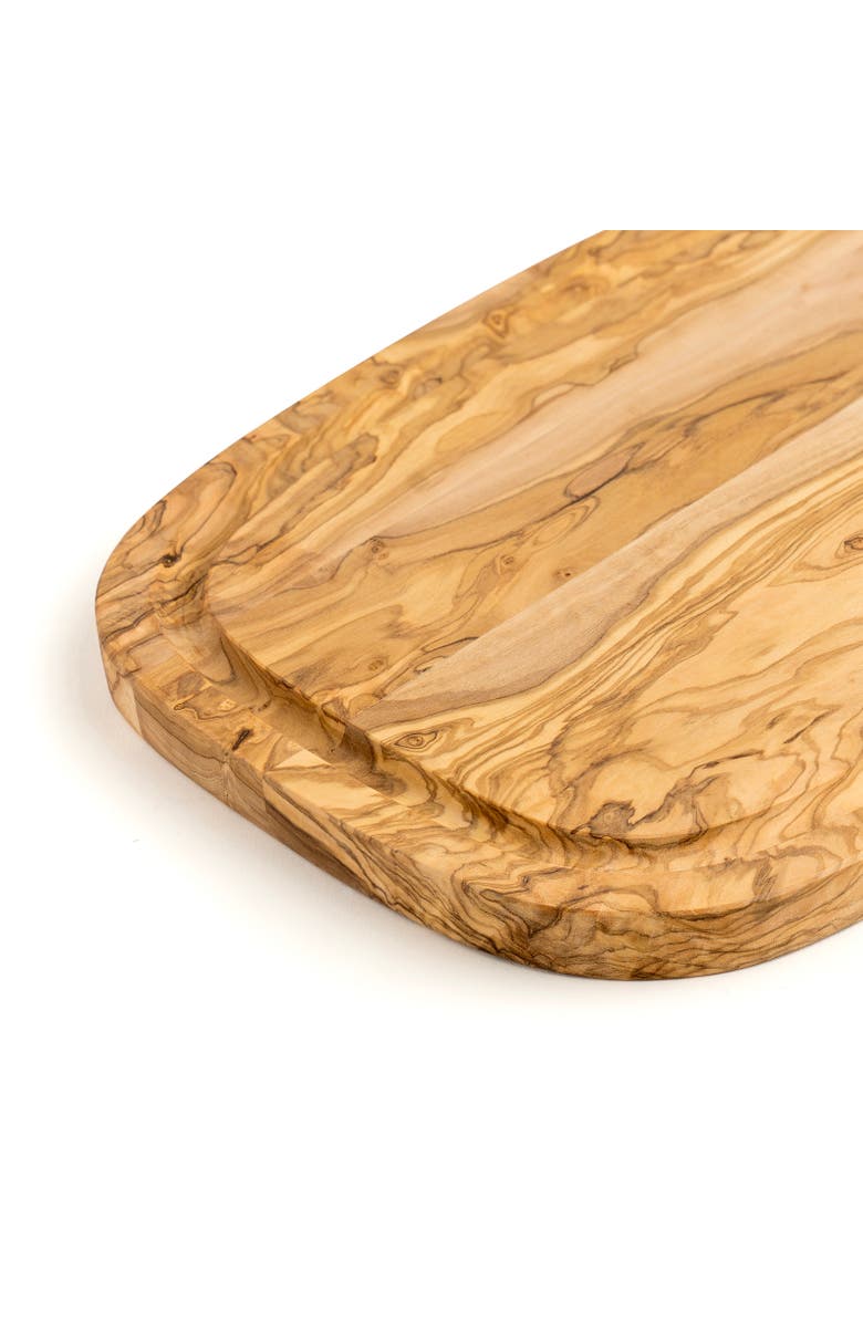 Berard Nerro Olivewood Chopping Board, 13 x 9.45 x 0.71 Inch, Alternate, color, Brown