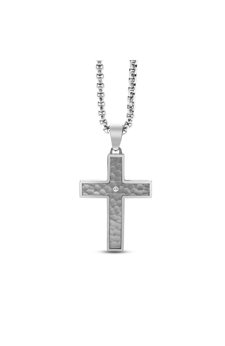 Anna Zuckerman Thorren Cross Necklace, Main, color, Yellow Gold