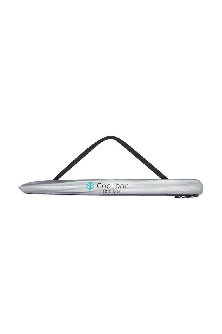 Intego Beach Umbrella, UPF 50+ Sun Protection, Alternate, color, Silver