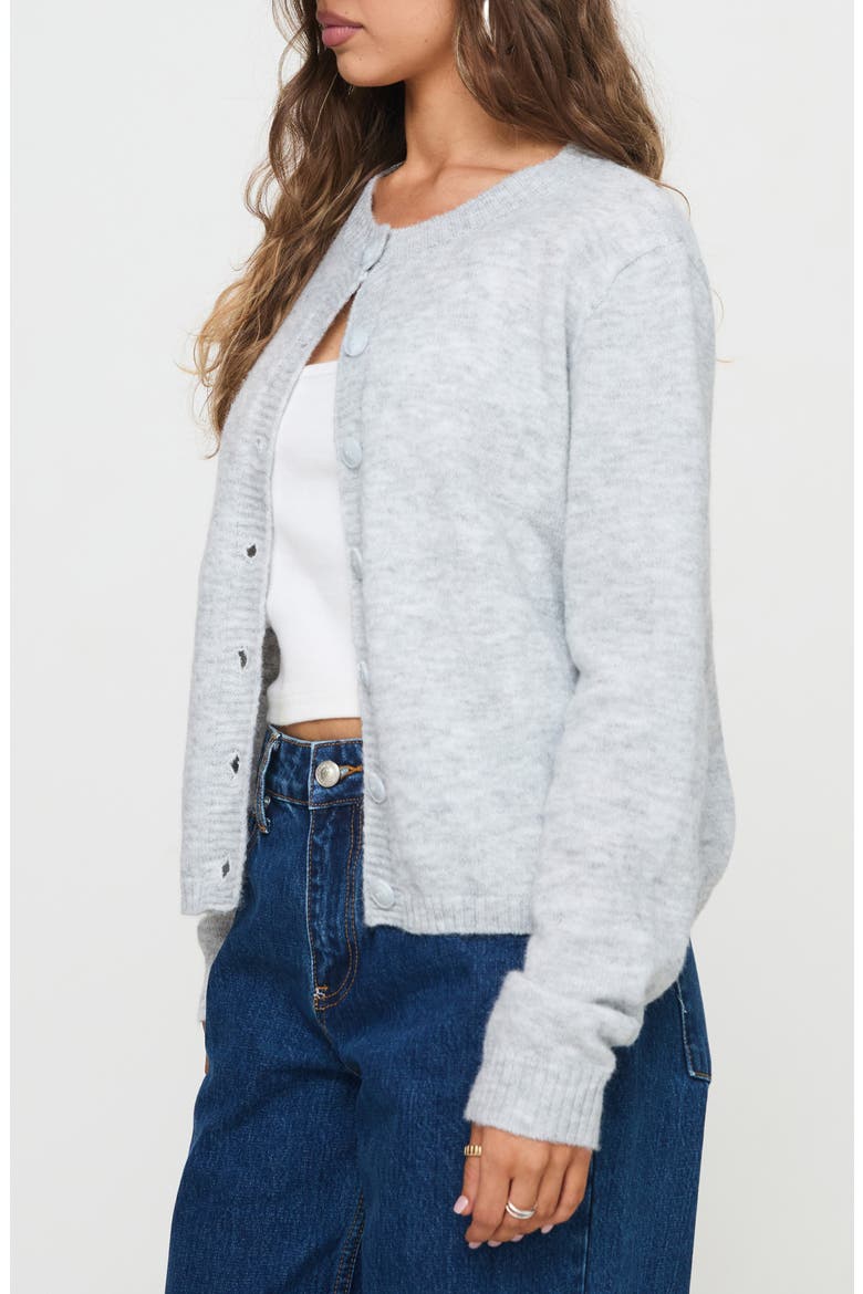 Denmark Crewneck Cardigan, Alternate, color, GREY
