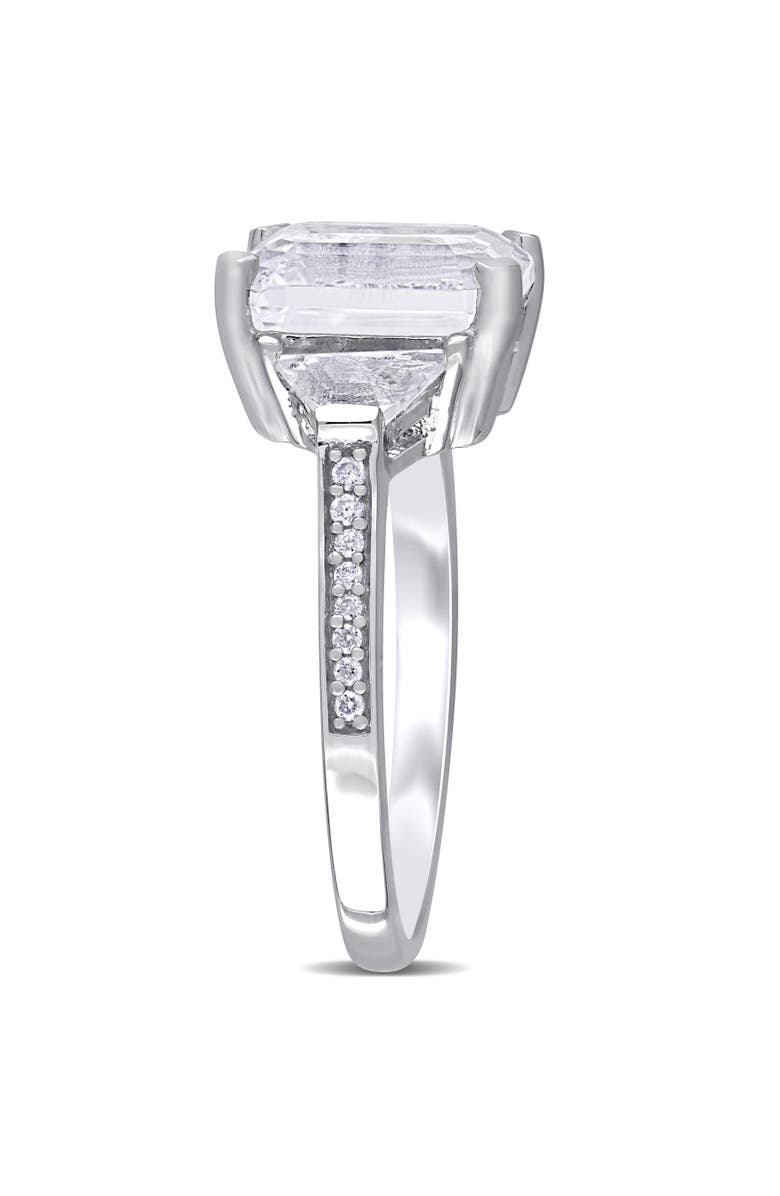 Julianna B. White Topaz & Diamond Estate Ring, Alternate, color, Sterling Silver