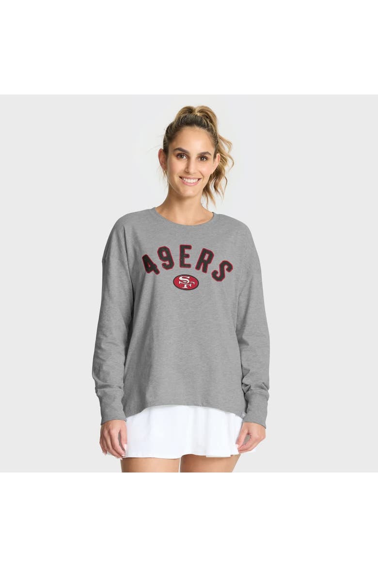 Women's Fanatics Heather Gray San Francisco 49ers Hometown Legacy Long Sleeve T-Shirt, Alternate, color, Heather Gray