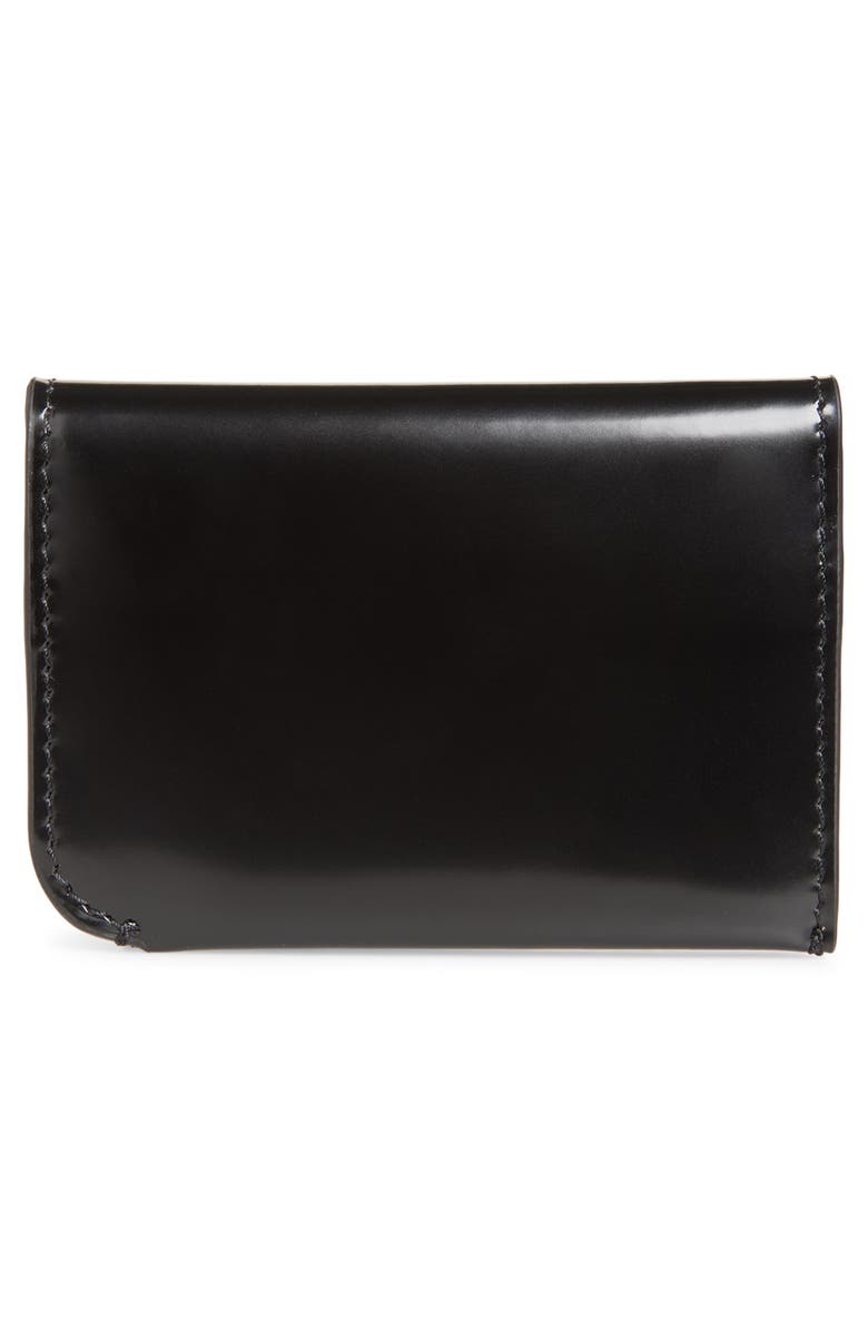 Jacquemus Le Porte Curvo Leather Card Holder, Alternate, color, Black 990