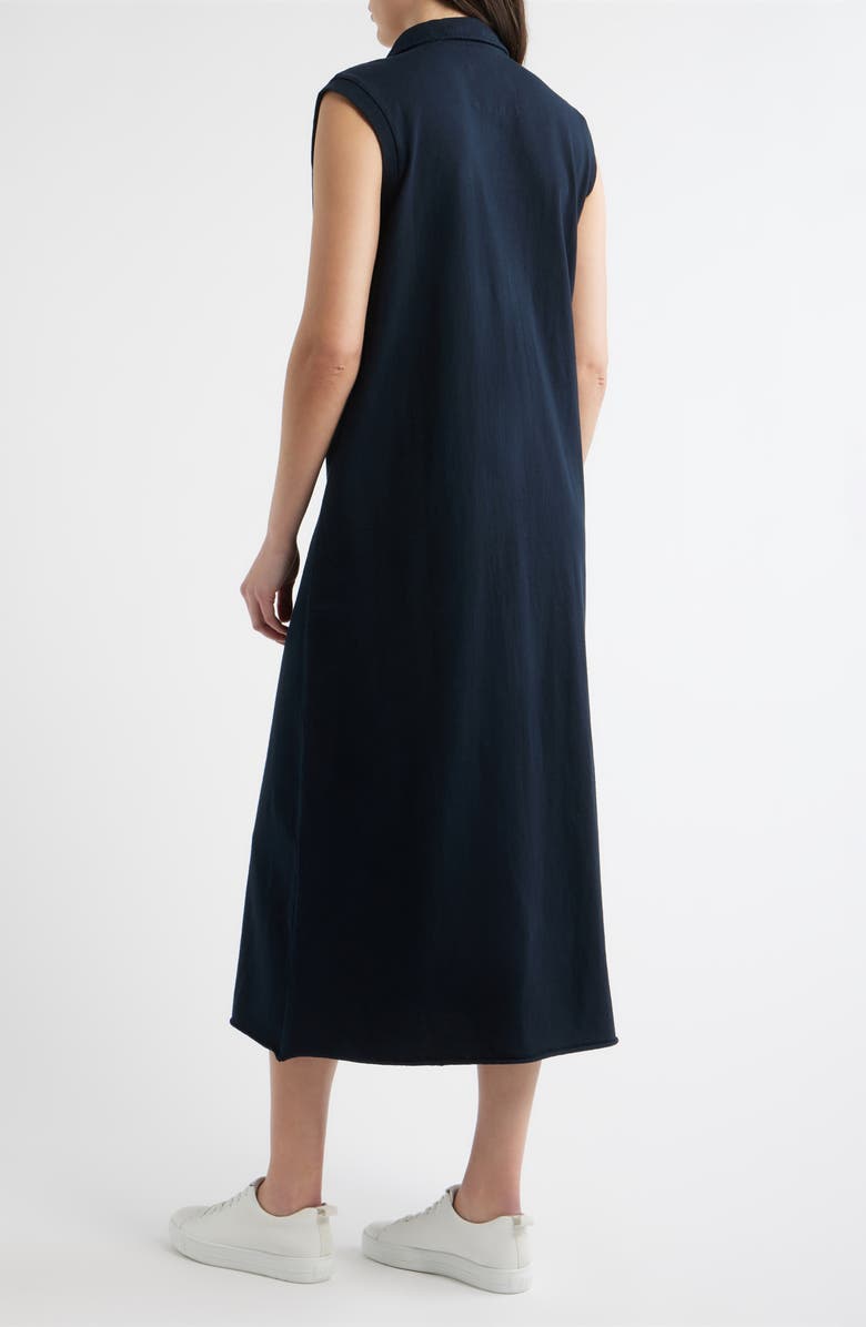 Frank & Eileen Lillian Polo Maxi Dress, Alternate, color, British Royal Navy