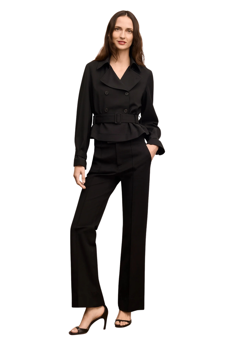 M.M.LaFleur Scotte Air Twill Jacket, Main, color, Black