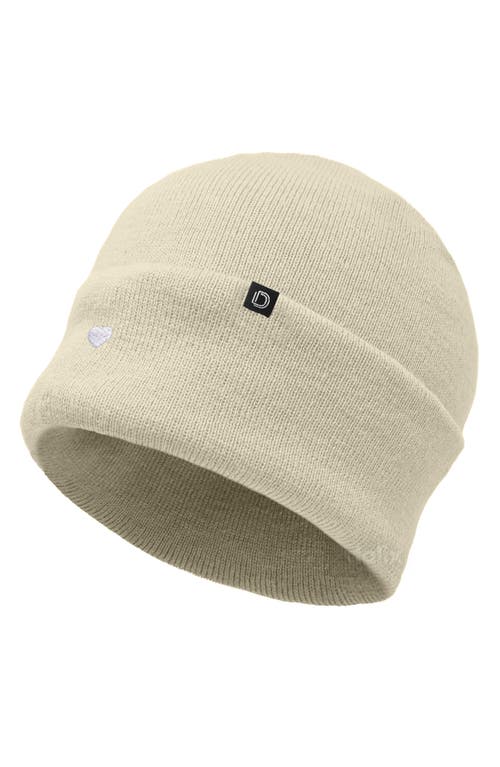 Dalix Lil Heart Beanie Cap In Sand