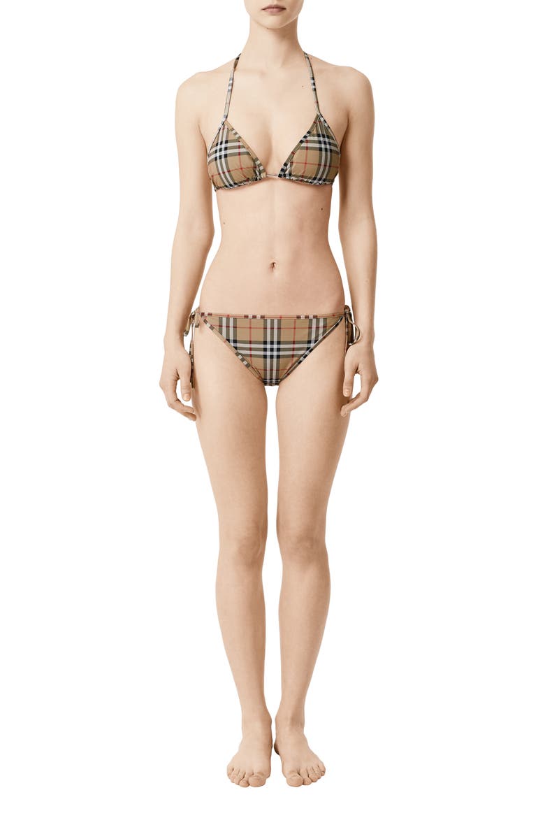 Cobb Vintage Check Two-Piece Swimsuit, Alternate, color, ARCHIVE BEIGE IP CHK