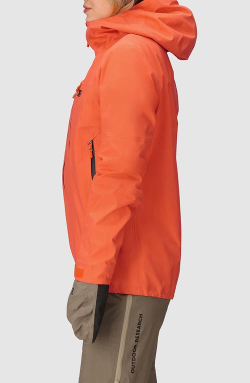 Outdoor Research Hemispheres Team Gore-tex® Waterproof Jacket In Orange