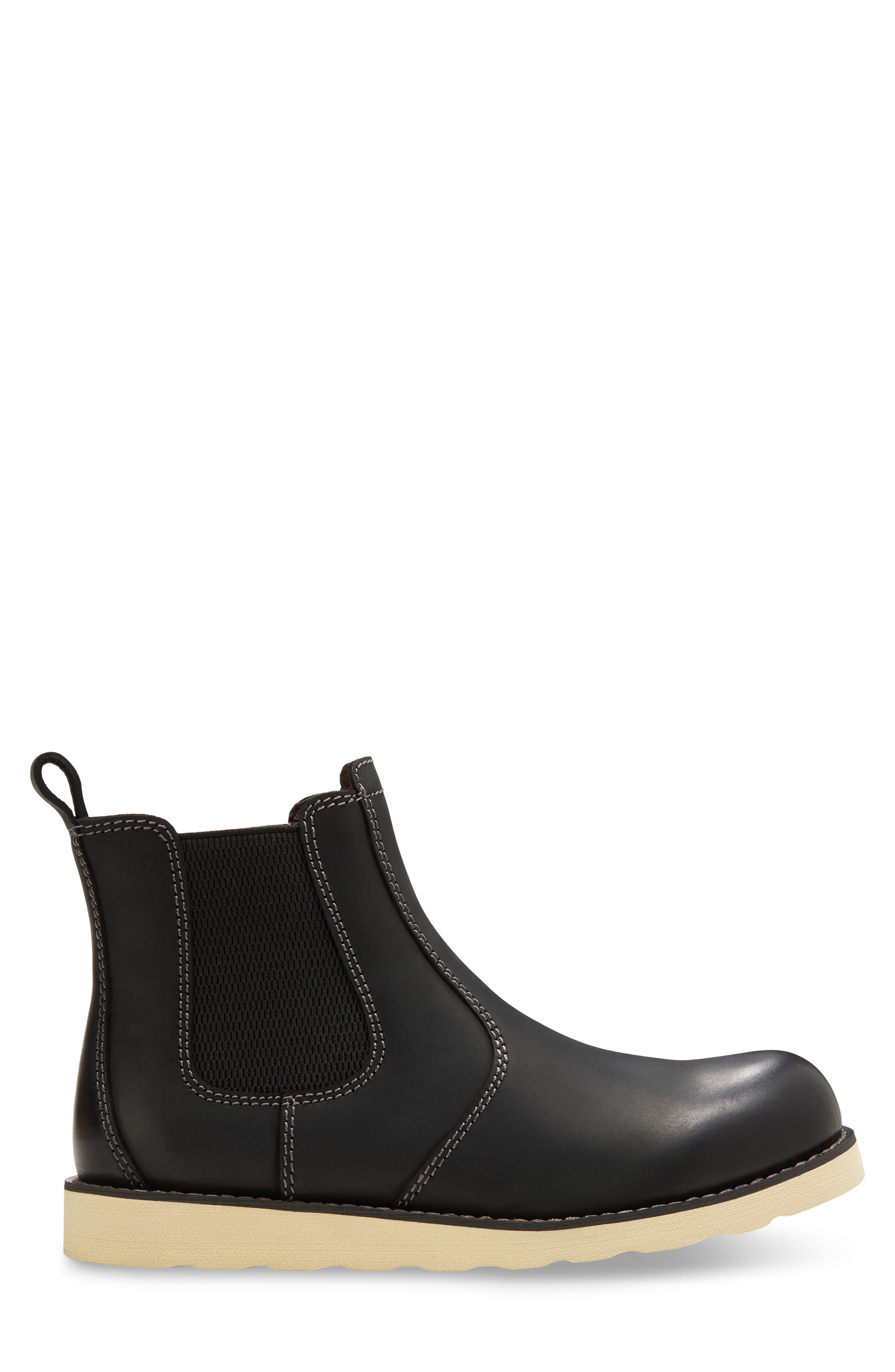 Eastland Herman Water Resistant Chelsea Boot, Alternate, color, Black