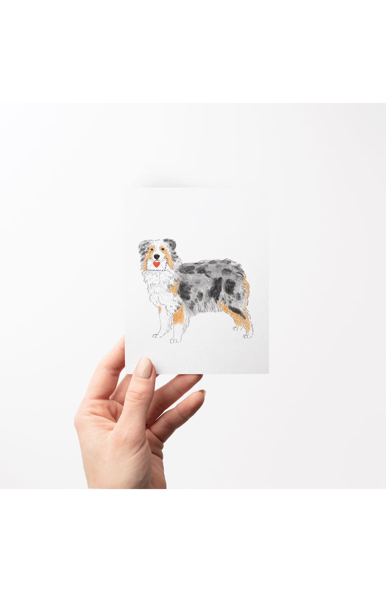 Ramus & Co Love/Valentine's Greeting Card Pack (3ct) "Dog Love Mail Aussie", Alternate, color, Multi-Pack