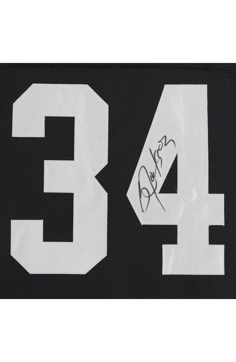 FANATICS AUTHENTIC Bo Jackson Las Vegas Raiders Autographed Black Mitchell & Ness Authentic Jersey, Alternate, color, 