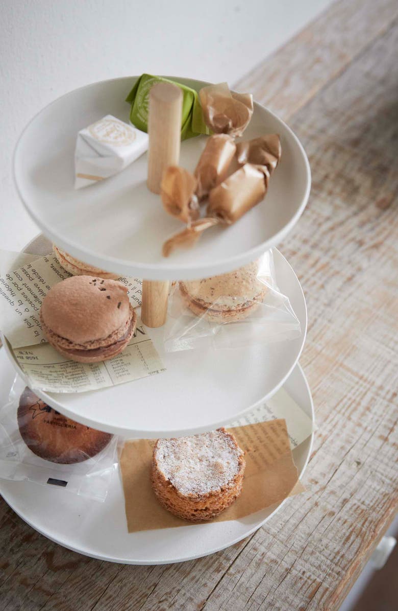 Yamazaki Serving Stand, Alternate, color, White