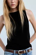 MANGO Fine-Knit Boat Neck Top
