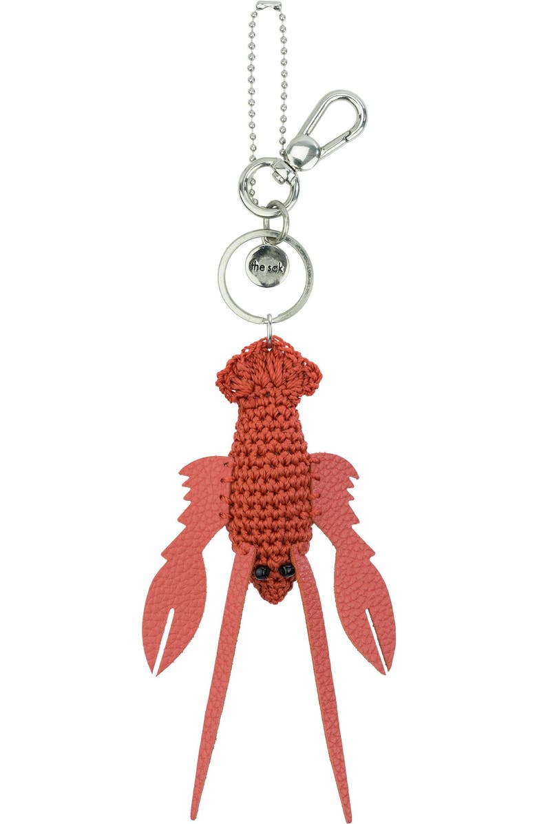 The Sak Yarnicharmz Hand Crochet Dangle - Ocean Animals, Main, color, Lobster