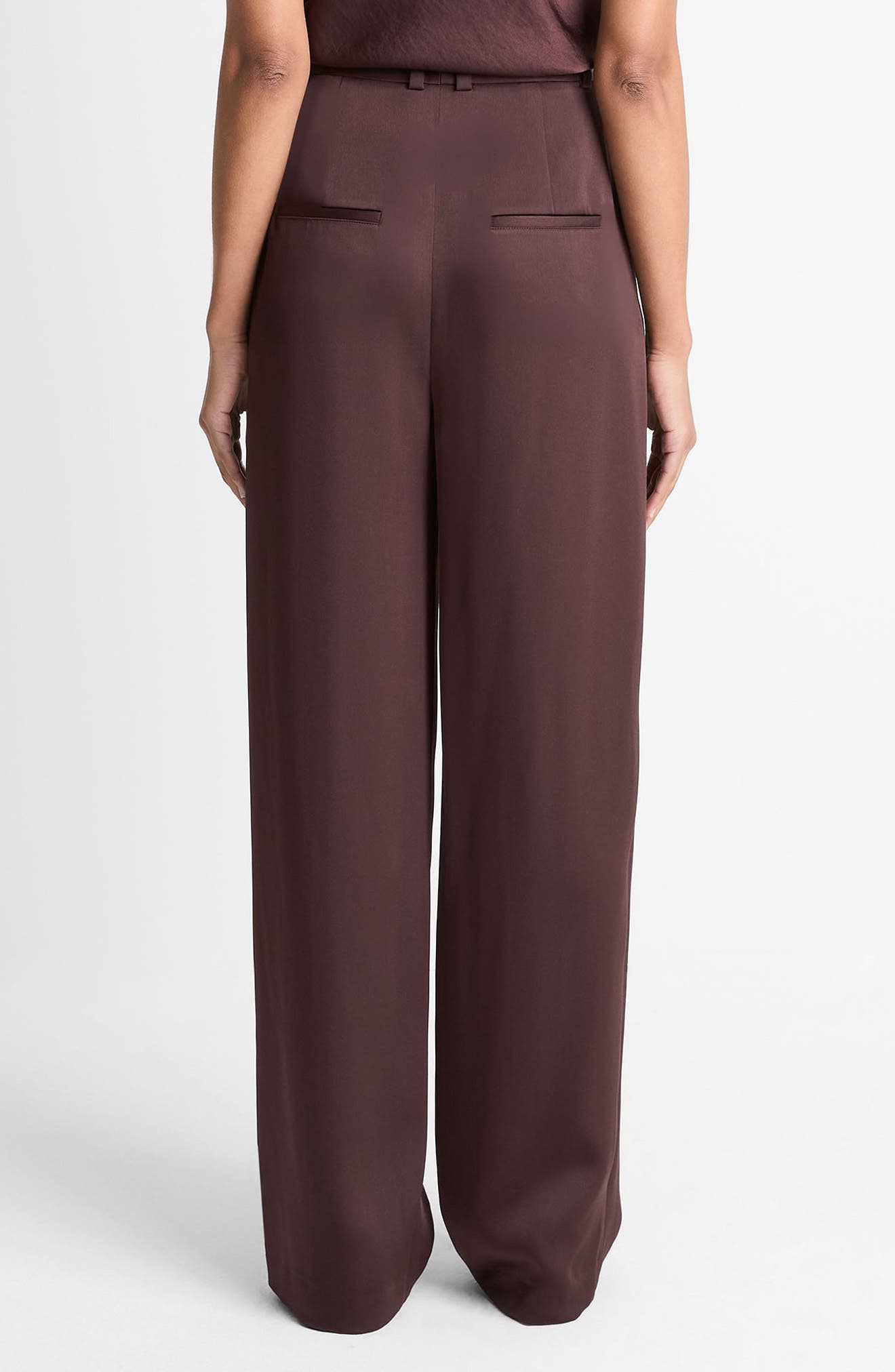 Wide Leg Pleated Pants - image 2