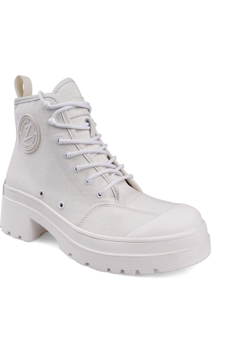 ZIGI Strellah High Top Sneaker, Main, color, Beige Canvas