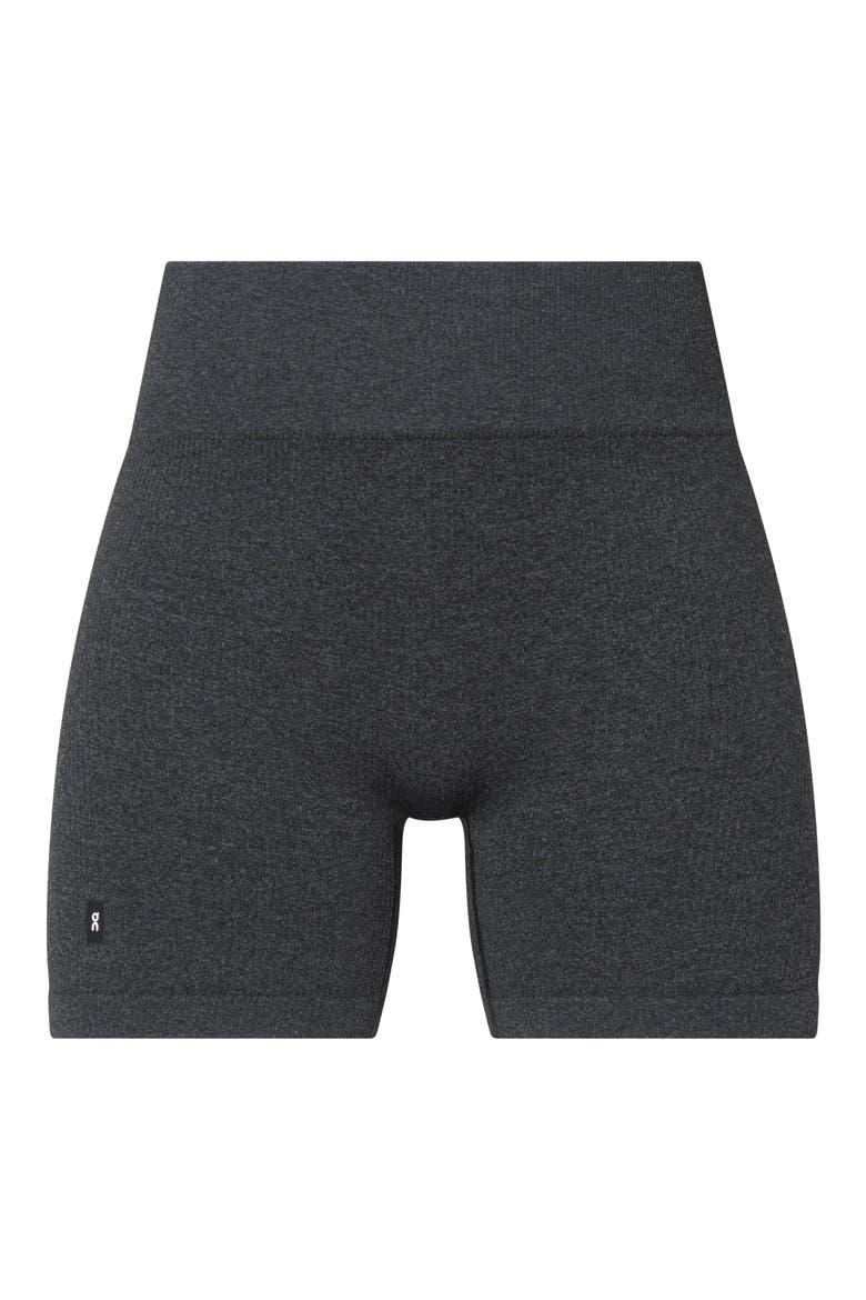 Studio Knit Bike Shorts, Alternate, color, EMBER HEATHER