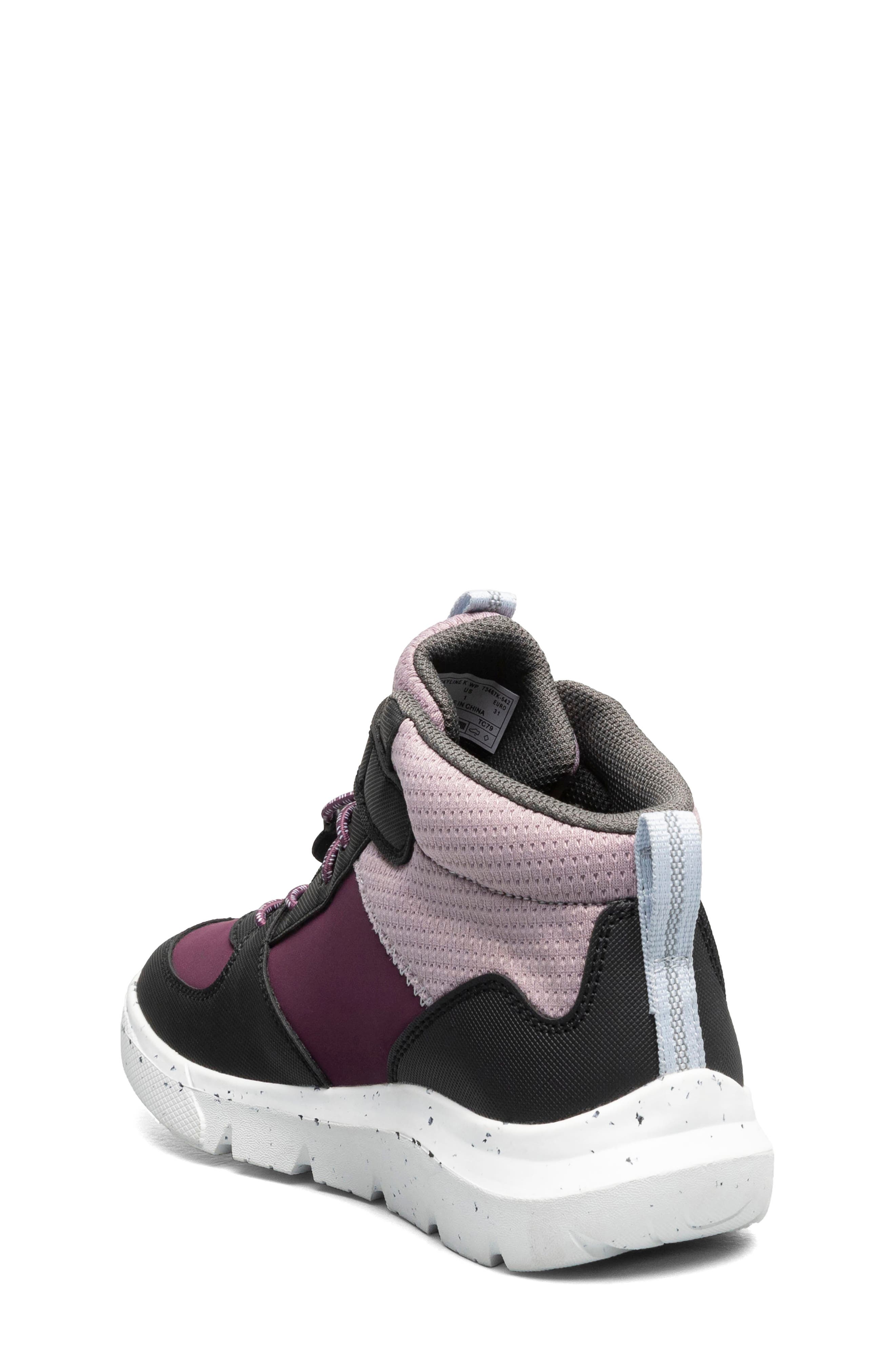 Kids' Skyline Kicker Waterproof Sneaker, Alternate, color, ORCHID