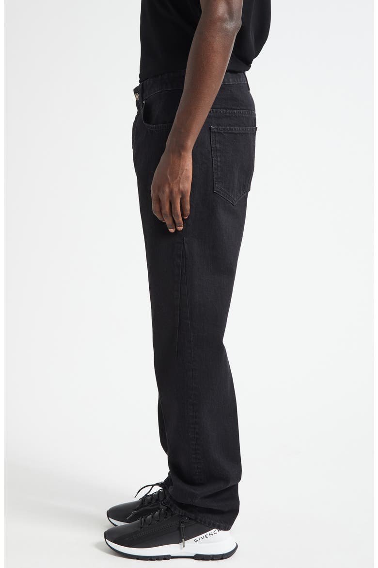 Straight Leg Jeans, Alternate, color, BLACK