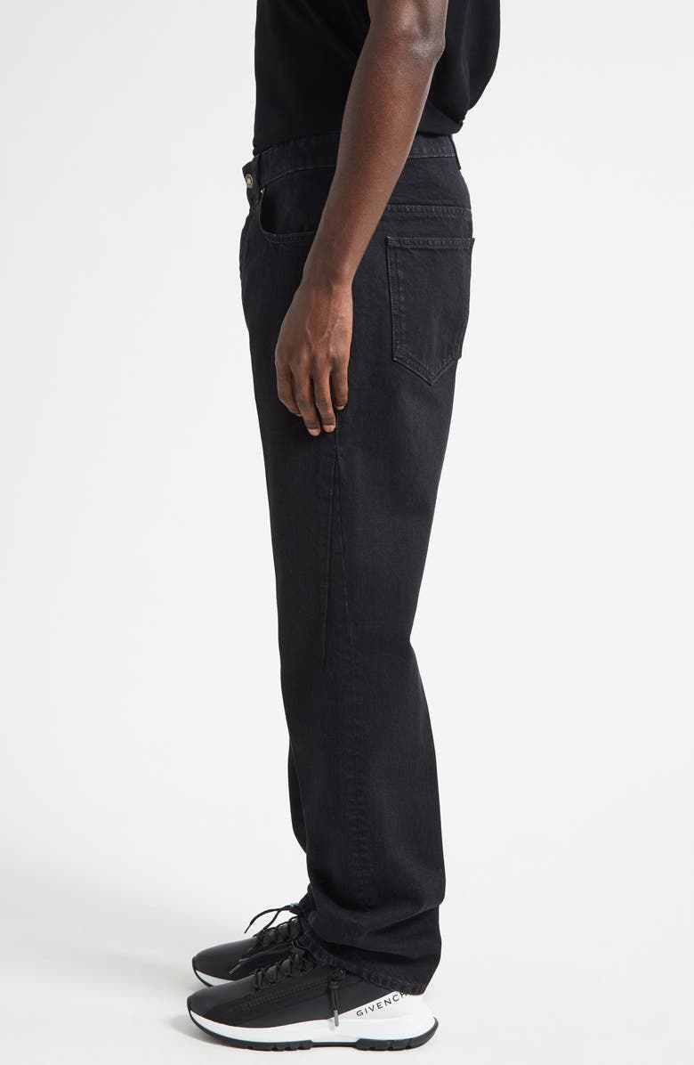 Givenchy Straight Leg Jeans, Alternate, color, Black