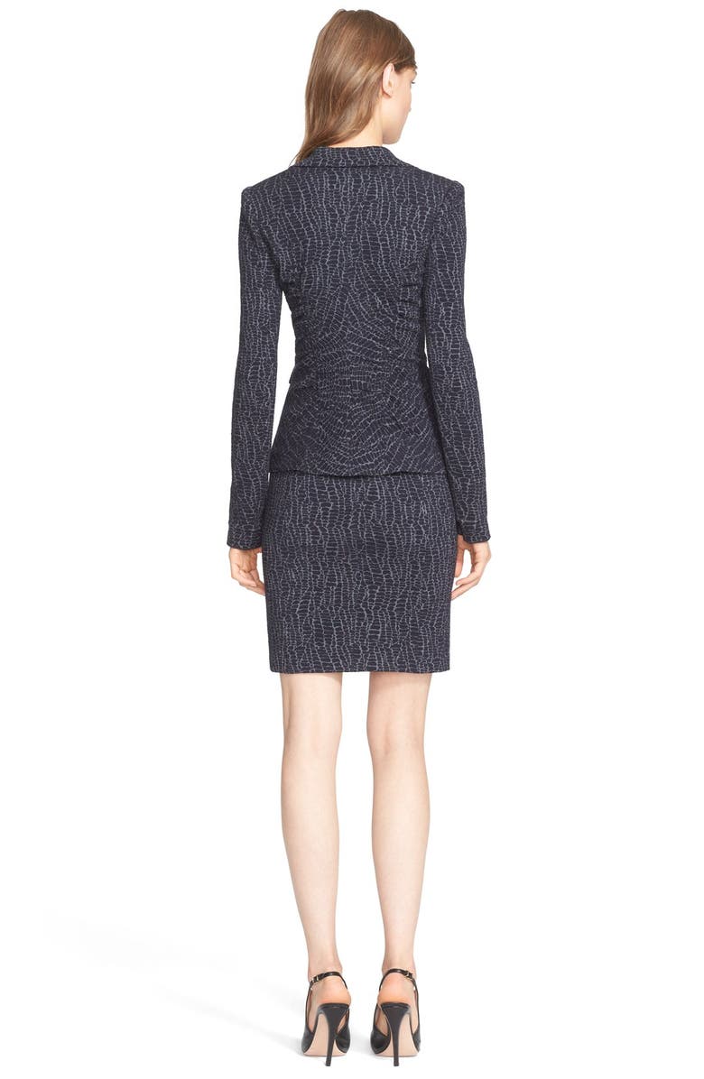 Armani Collezioni Animal Texture Jersey Jacket, Alternate, color, 