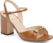 Gucci Horsebit Block Heel Sandal