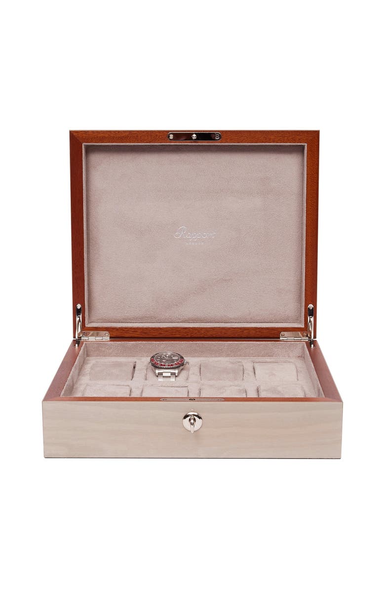 Rapport London HERITAGE EIGHT WATCH BOX, Main, color, Grey