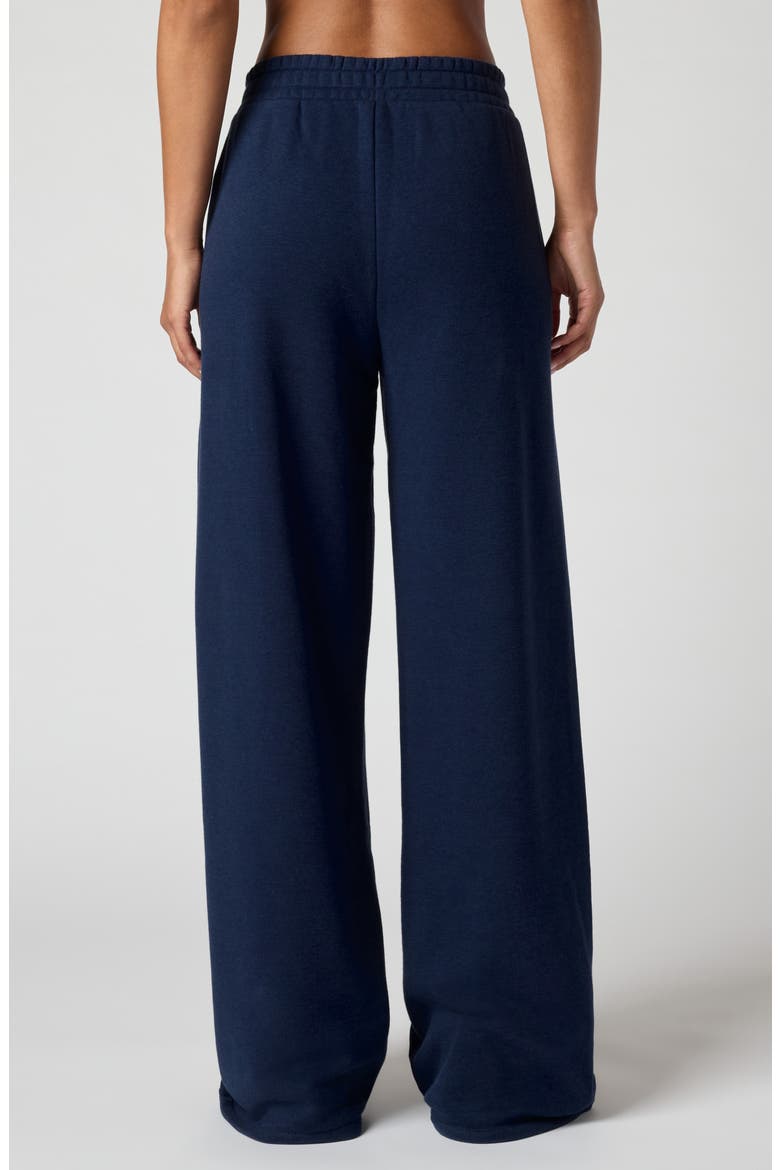 Cozy Crush V Wide Leg Sweatpants, Alternate, color, NAVY