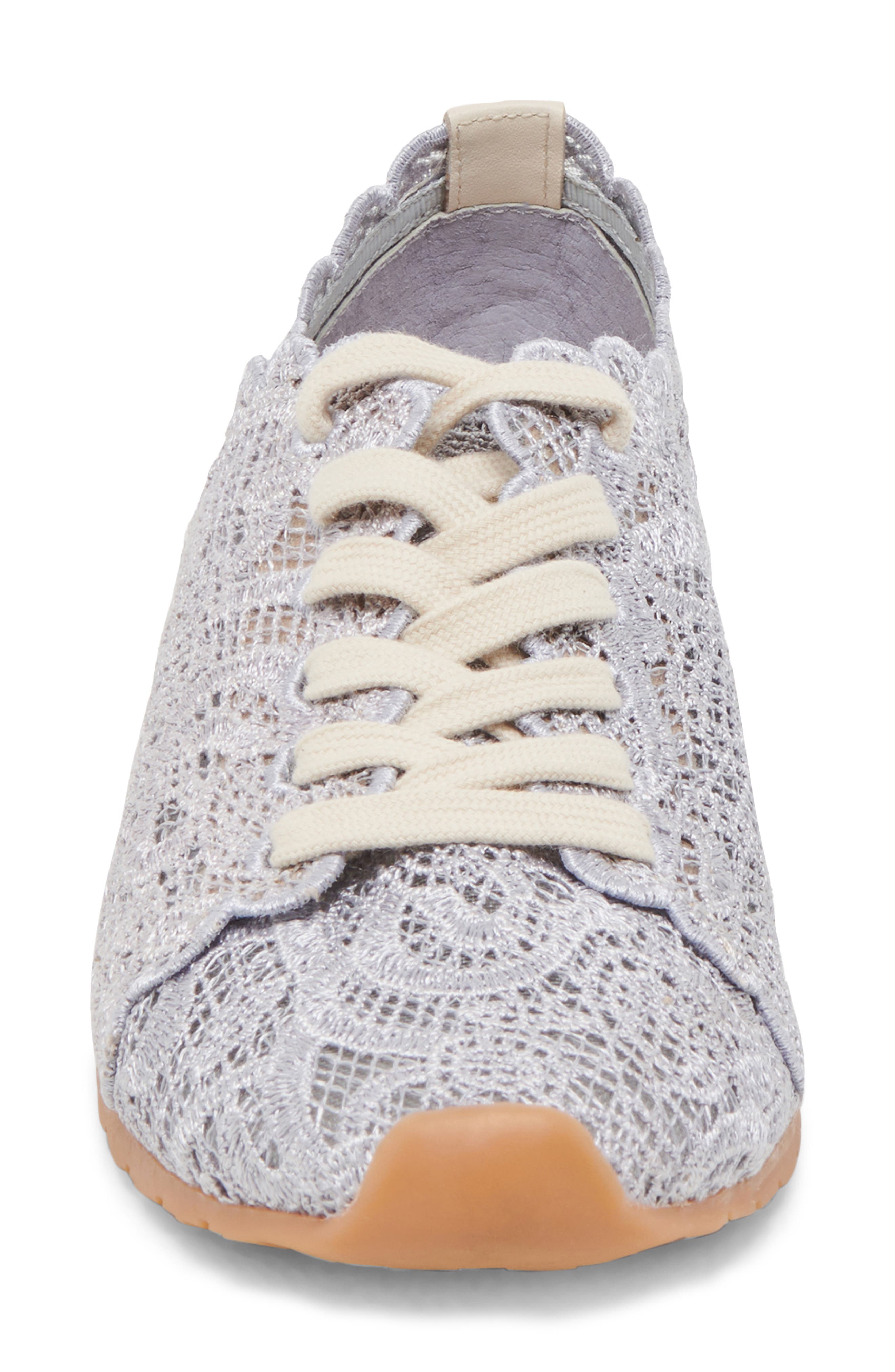Dolce Vita Dayana Lace Sneaker, Alternate, color, Dusty Blue Lace