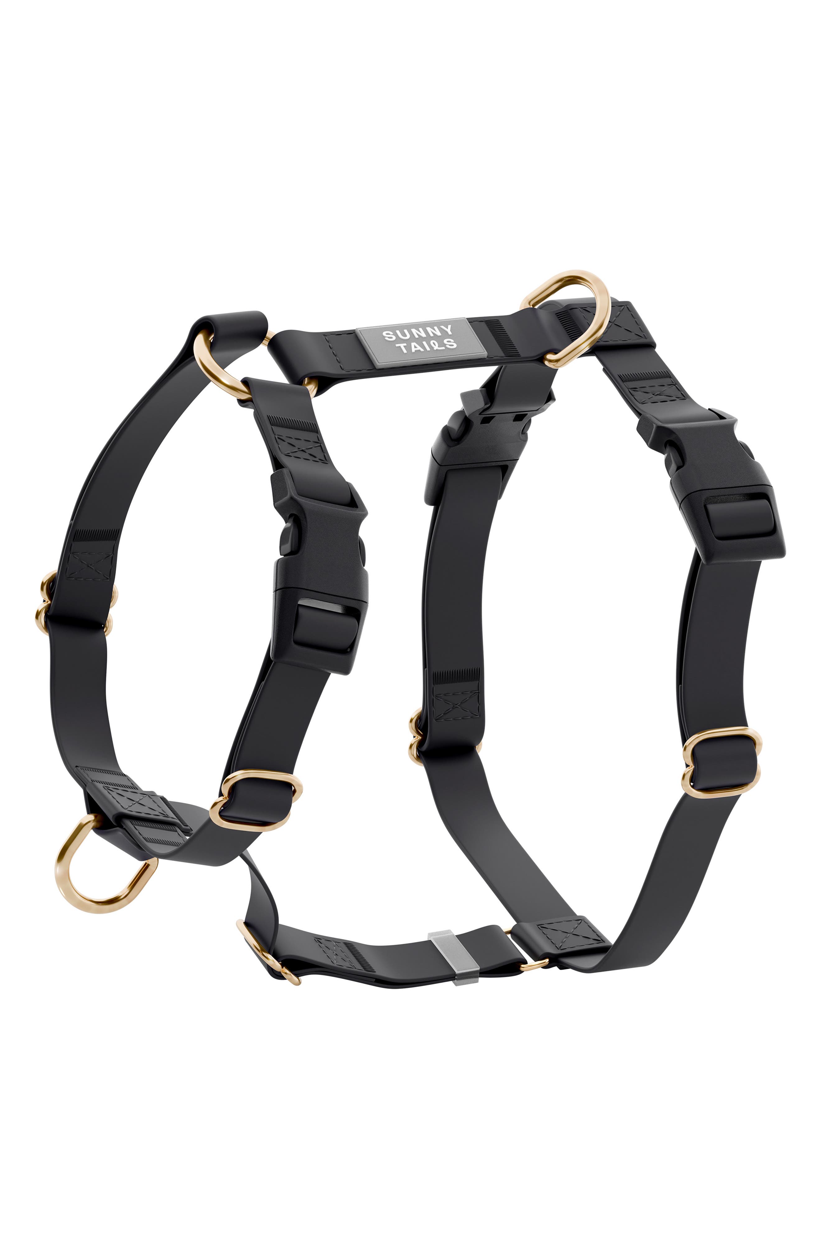 SUNNY TAILS Cloud Lite Waterproof Dog Harness in Ember Black 