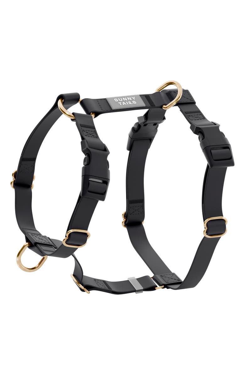 SUNNY TAILS Cloud Lite Waterproof Dog Harness, Main, color, Ember Black