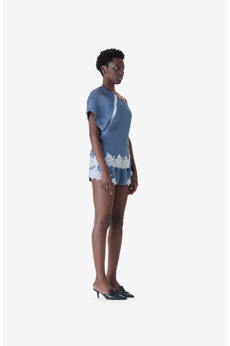 Topazi Asymmetrical Top, Alternate, color, Storm Blue