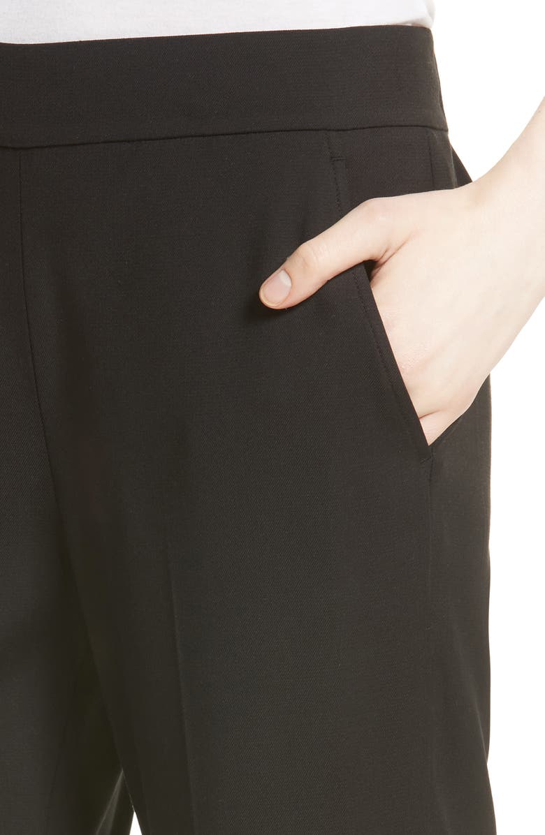 Vince Pleated Pull-On Track Trousers, Alternate, color, 