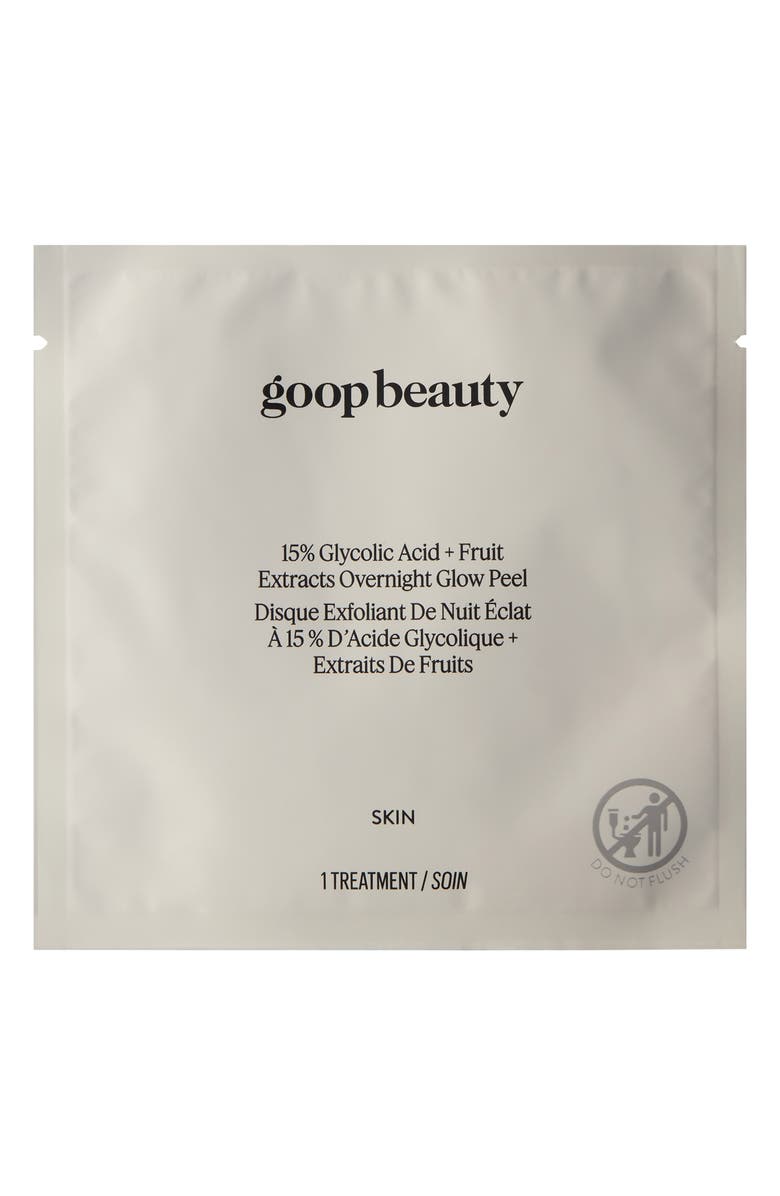 GOOP 15% Glycolic Acid Overnight Glow Peel Pads - 12-Pack, Alternate, color, 