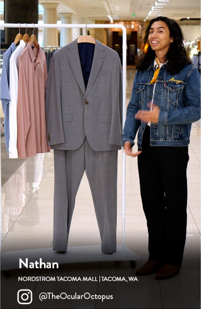 Dean Soft Constructed Stretch Wool Suit, sales video thumbnail