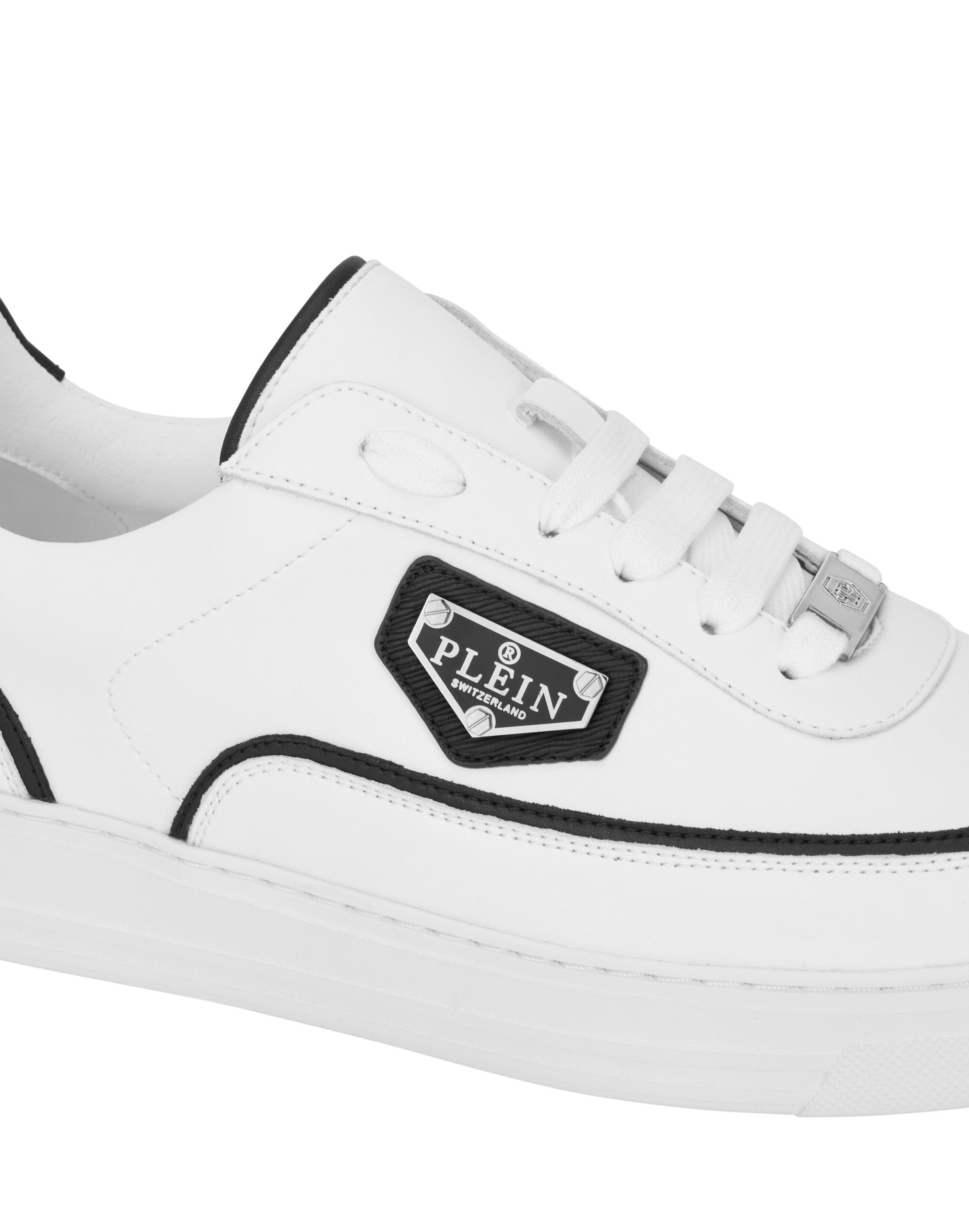 Low-Top Sneakers Triangle Men, Alternate, color, white