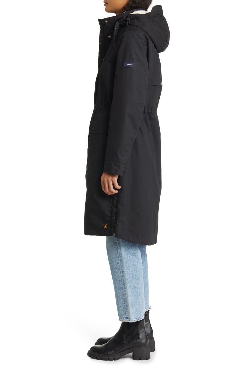 Joules Women's Loxley Cozy Long Waterproof Raincoat, Alternate, color, 