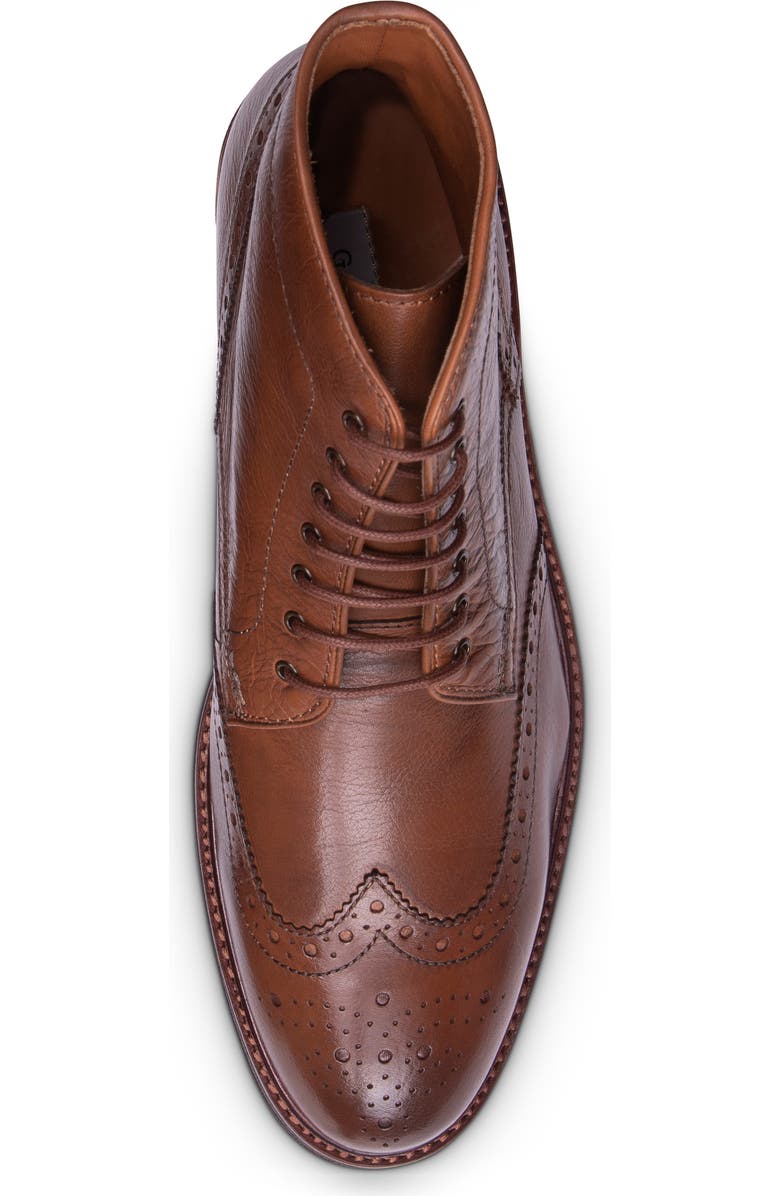 Gordon Rush Sutherland Wingtip Boot, Alternate, color, Cognac