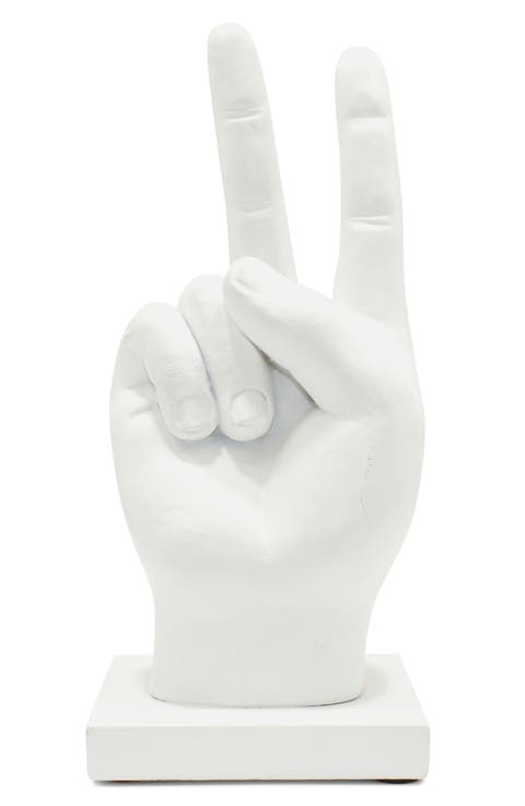 Peace Sign Sculpture