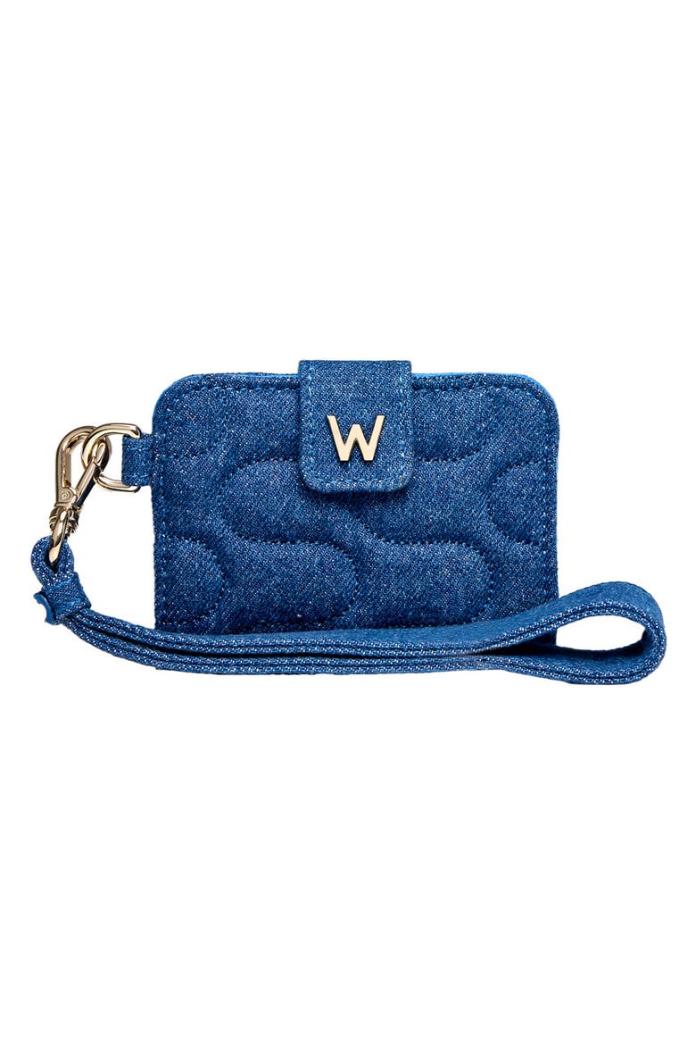 Mimi Swirl Card Case, Main, color, Denim