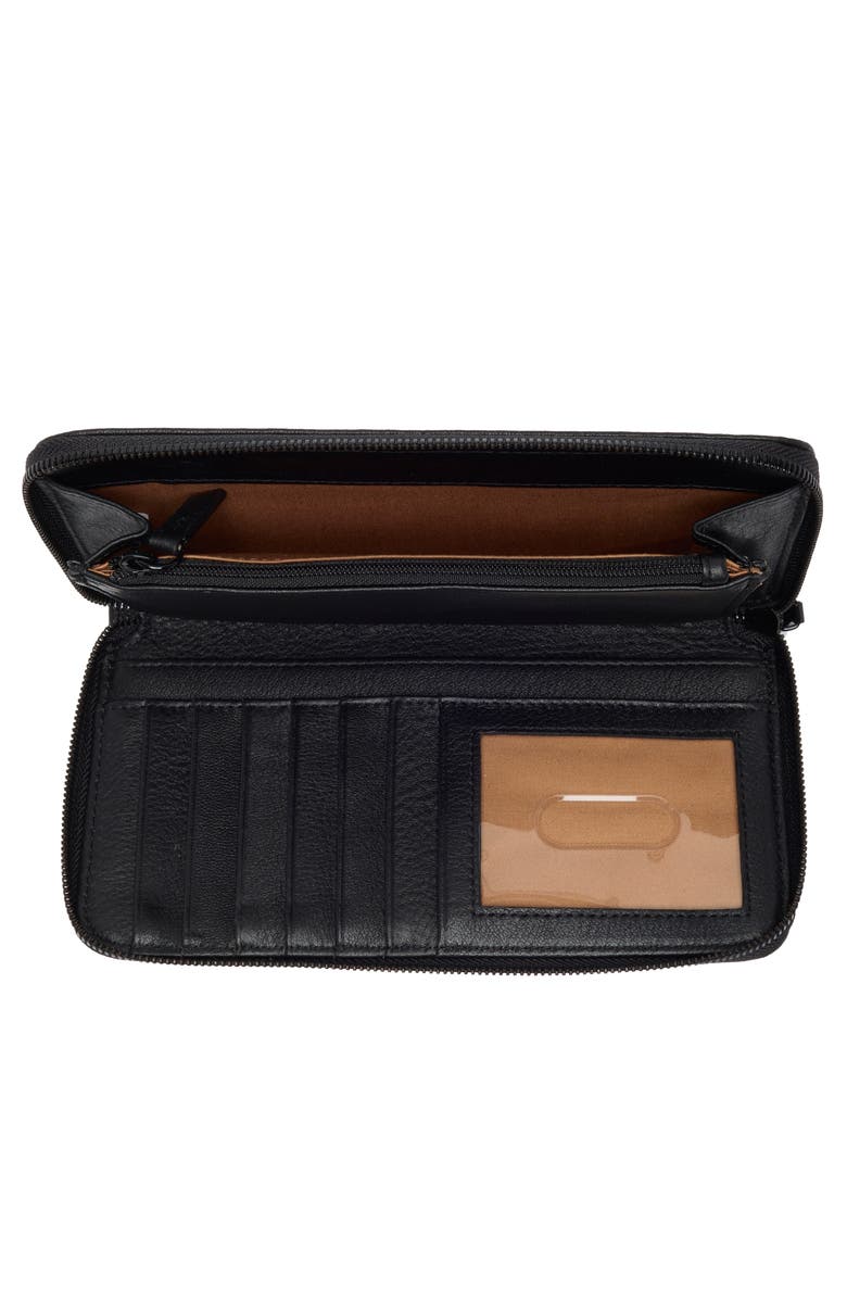 HOBO Large Nila Leather Zip Around Wallet, Alternate, color, 
