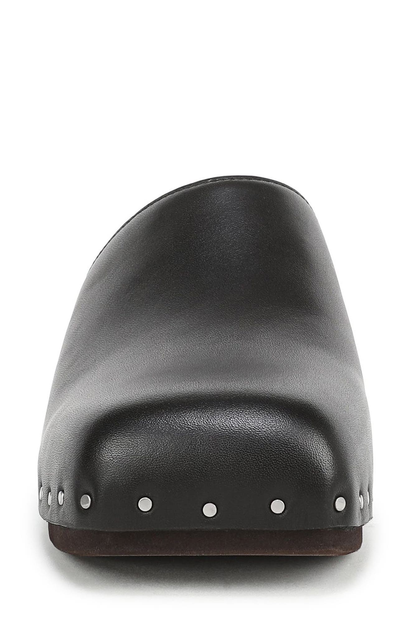 Vince Margarita Mule, Alternate, color, Black Leather